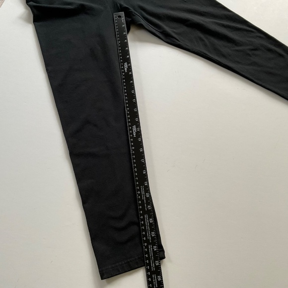 Offline By Aerie Leggings Sz L Black Hi Rise Short Inseam Workout Jogging - Picture 7 of 8